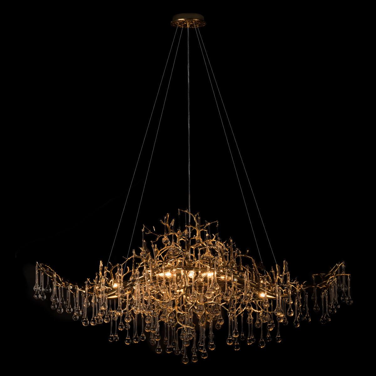 фото подвесная люстра loft it coral 10351/1200l ab | 220svet.ru