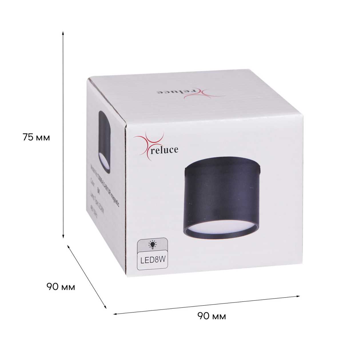 фото магнитная трековая система reluce 13006-9.3-001ur magnetic led8w bk | 220svet.ru