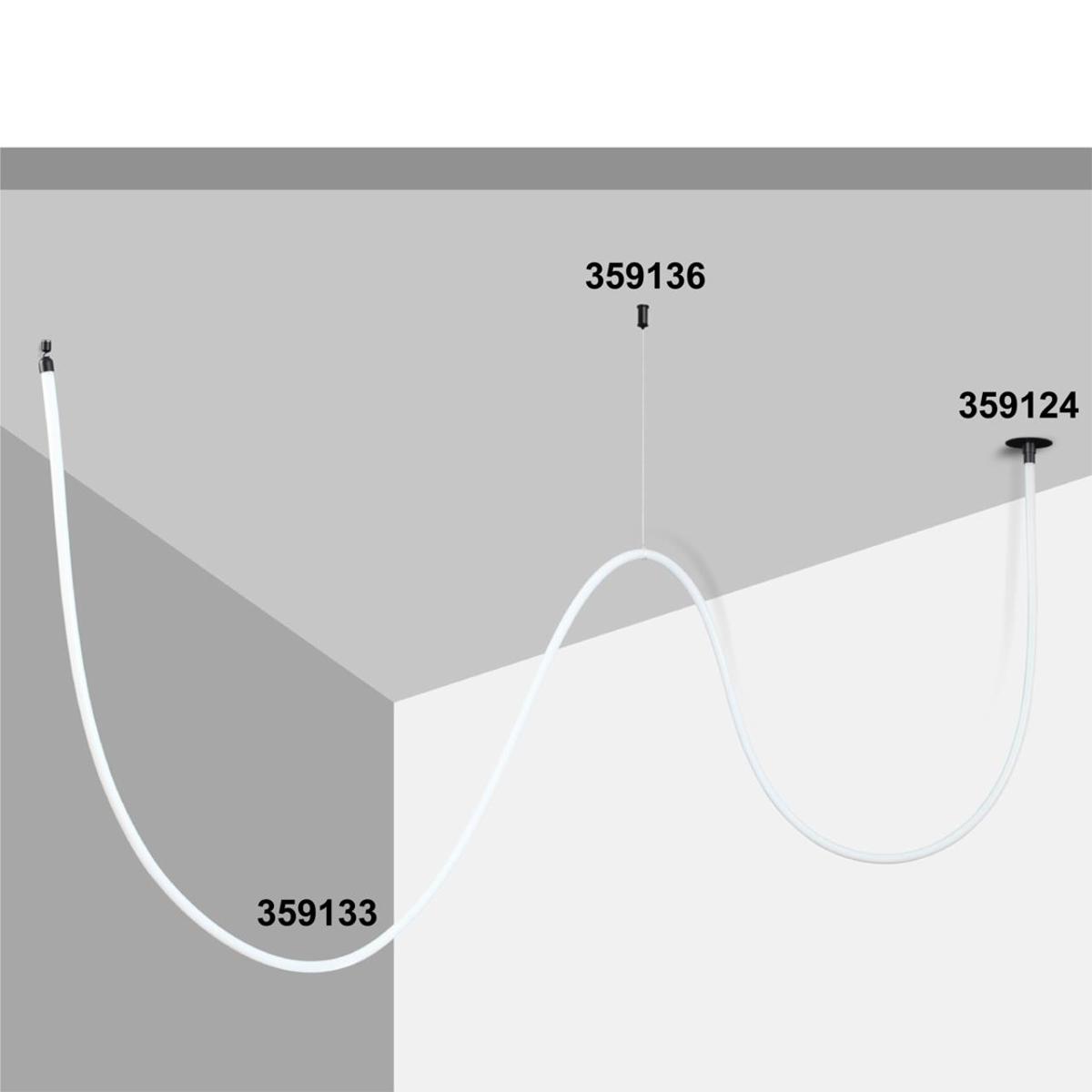 фото база для гибкого неона novotech konst ramo для встраиваемого монтажа 359124 | 220svet.ru