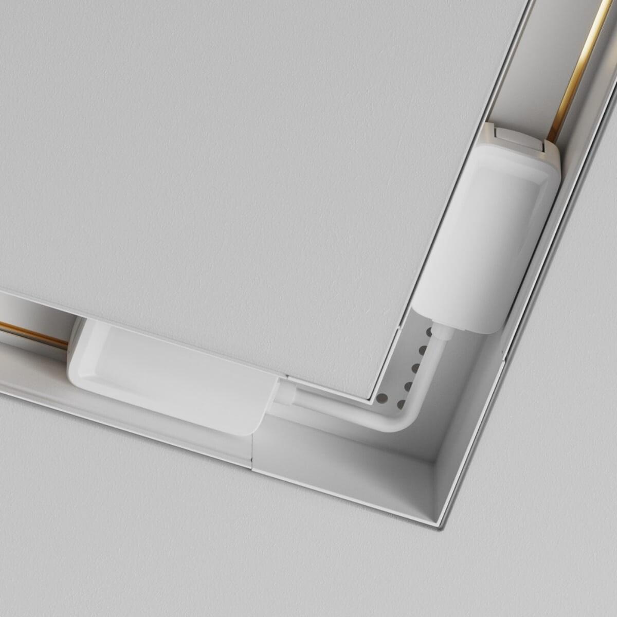 фото коннектор питания l-образный maytoni technical radity tra084cpc-w-12 | 220svet.ru