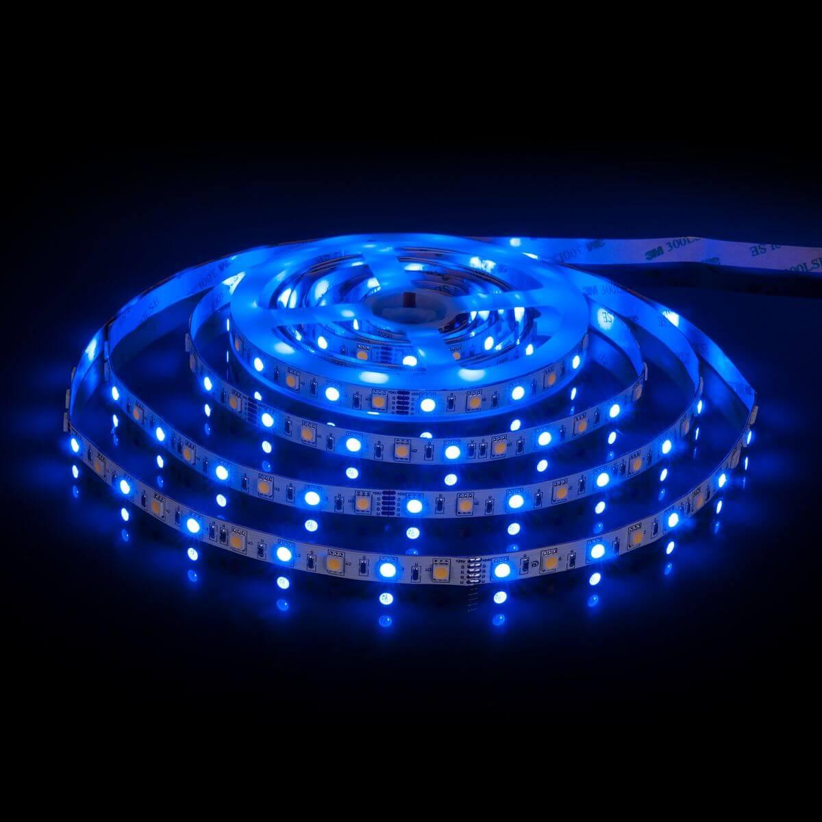 фото светодиодная лента elektrostandard 14,4w/m 60led/m 5050smd mix rgb/дневной белый 5m a053729 | 220svet.ru
