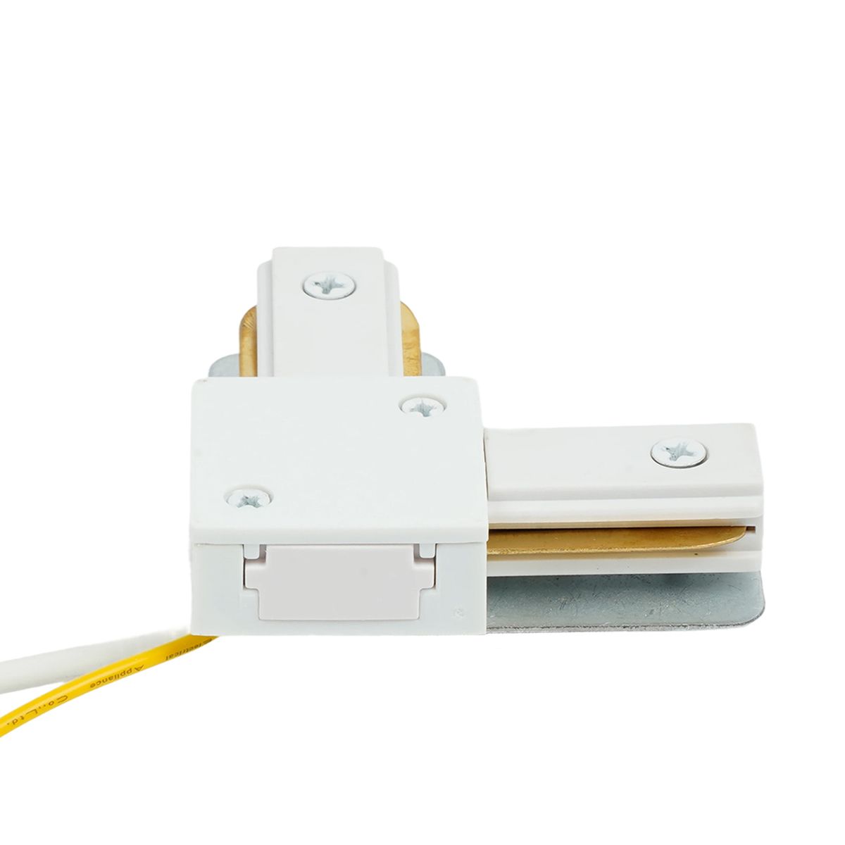 фото коннектор угловой для шинопровода с проводом feron ld1021c для cab1007 52153 | 220svet.ru