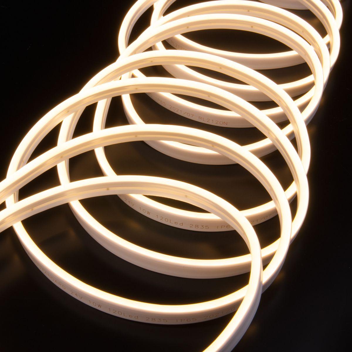 фото гибкий неон elektrostandard 10w/m 120led/m 2835smd теплый белый 5m a056258 | 220svet.ru