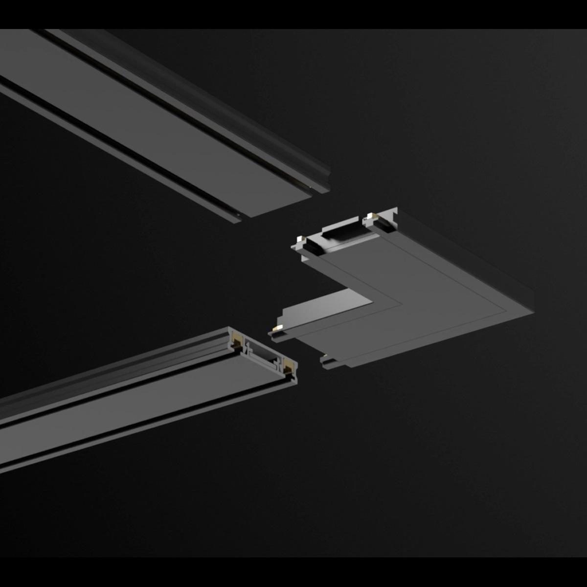 фото соединитель l-образный с токопроводом novotech shino smal 135205 | 220svet.ru