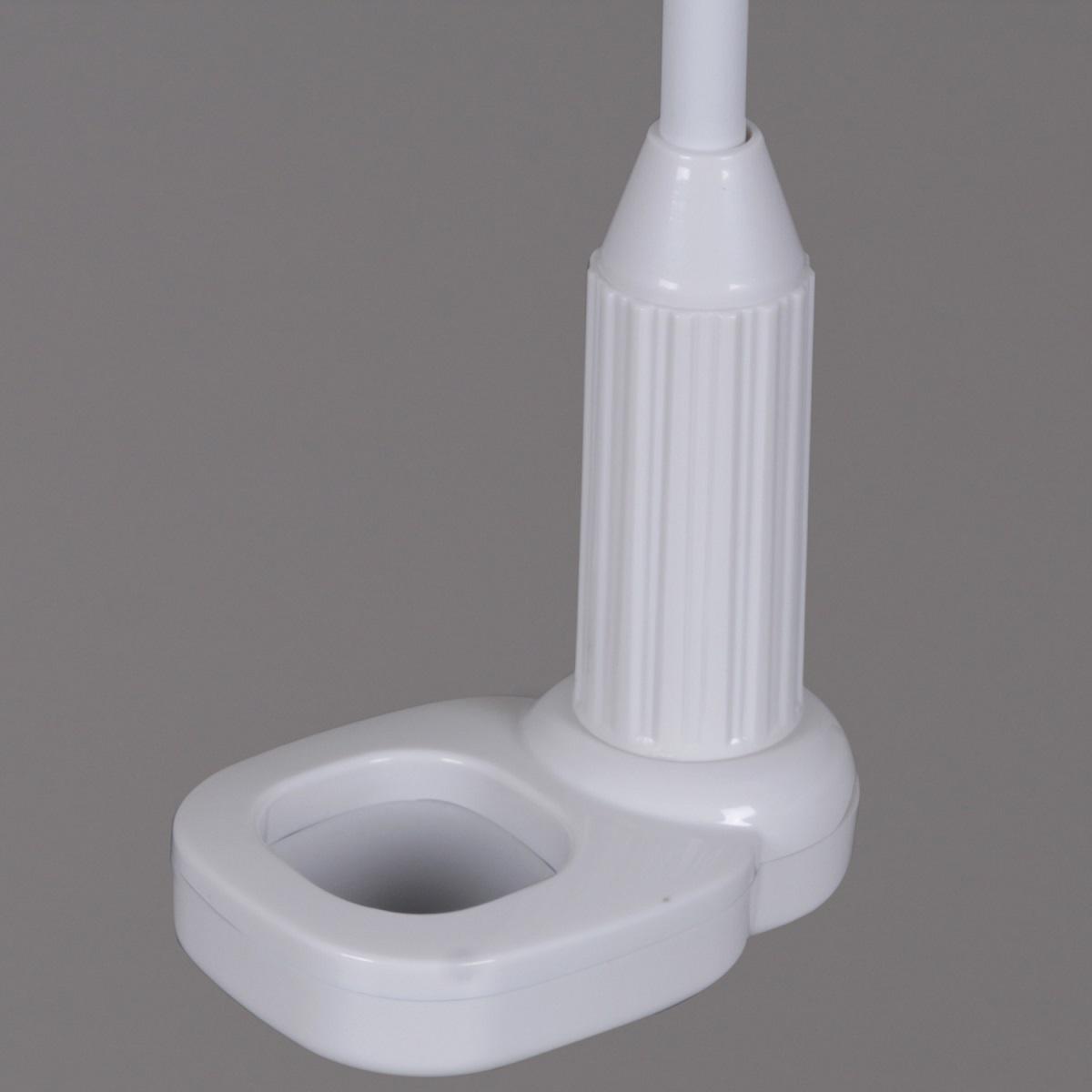 фото настольная светодиодная лампа на струбцине reluce 00821-0.7-01 wt | 220svet.ru