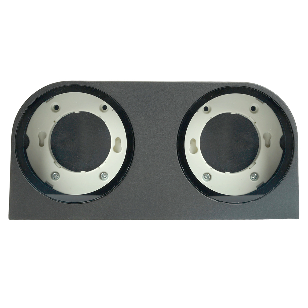 фото светильник садово-парковый feron dh1203,на стену, gx53 230v, черный 51328 | 220svet.ru