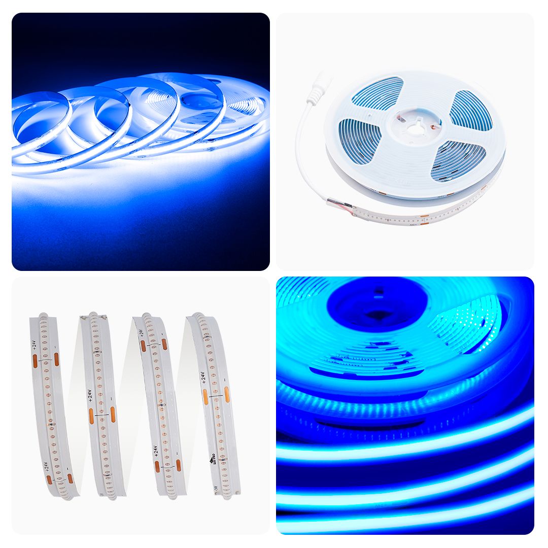 фото лента apeyron 11w/m 352led/m cob синий 2m 183оо | 220svet.ru