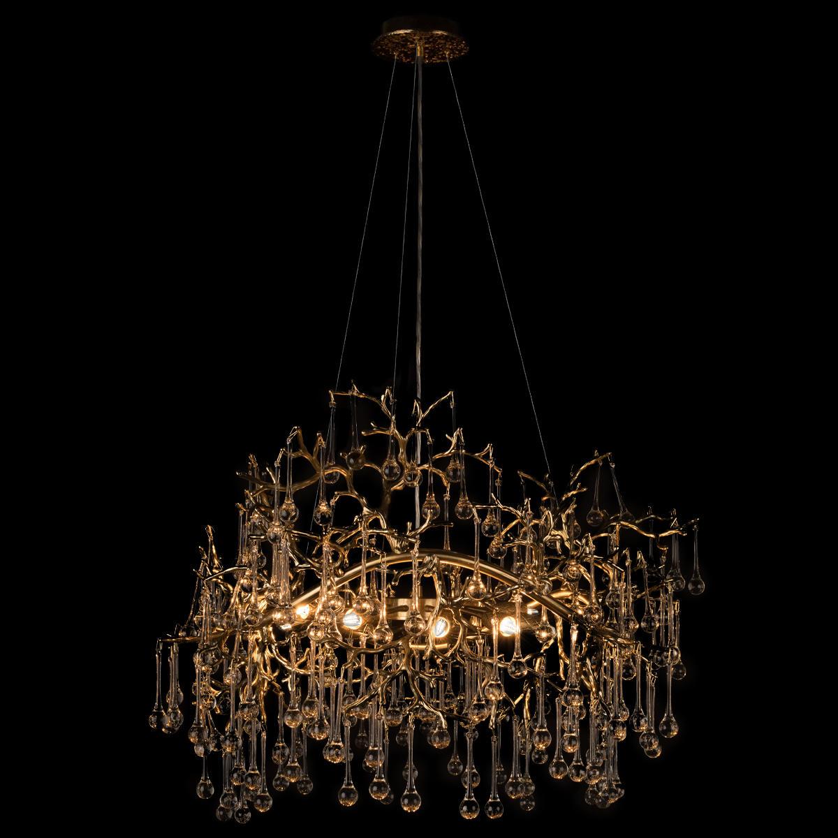 фото подвесная люстра loft it coral 10351/800 ab | 220svet.ru