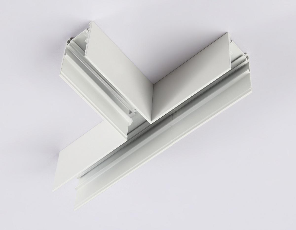 фото коннектор t-образный для накладного шинопровода ambrella light track system magnetic gl3373 | 220svet.ru
