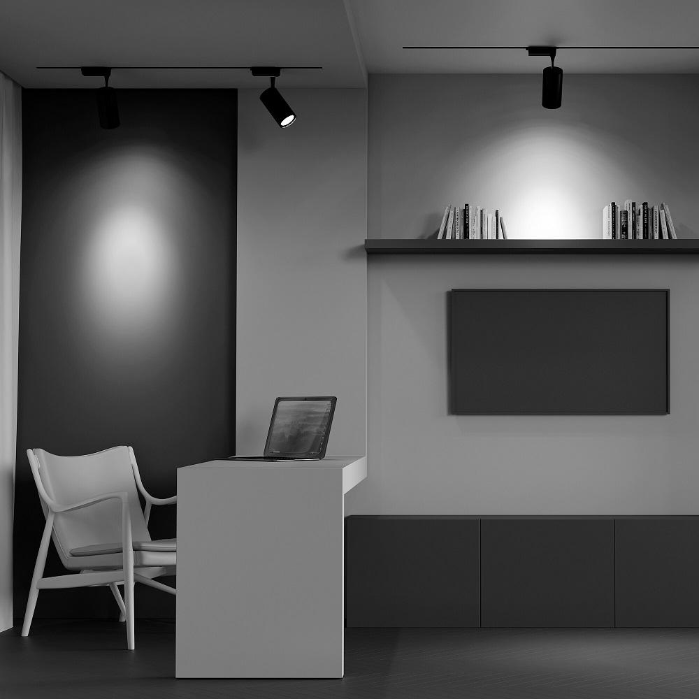 фото трековый светильник maytoni technical vuoro tr003-1-26w4k-w-w | 220svet.ru