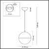 Миниатюра фото подвесной светильник odeon light pinga 4958/1a | 220svet.ru