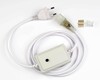 Миниатюра фото провод для монохромной светодиодной ленты neon (ul-00005799) uniel ucx-sp4/n22 white 1 sticker | 220svet.ru