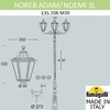 Миниатюра фото парковый фонарь fumagalli horeb adam/noemi 3l  e35.208.m30.axh27 | 220svet.ru