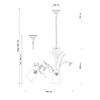 Миниатюра фото подвесная люстра lucia tucci fiori di rose 184.8.1 | 220svet.ru