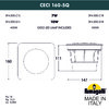 Миниатюра фото грунтовый светильник fumagalli ceci 160-sq  3f4.000.000.axd1l | 220svet.ru