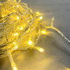 Миниатюра фото гирлянда нить 10м золотой с мерцанием 24в, 100 led, провод прозрачный пвх, ip54 ltc pst100bl-10-1gl | 220svet.ru
