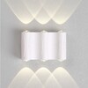 Миниатюра фото настенный светодиодный светильник crystal lux clt 022w3 wh 4000k | 220svet.ru
