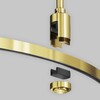 Миниатюра фото шинопровод круглый магнитный накладной-подвесной maytoni busbar trunkings flarity trx154-r-d650-bs | 220svet.ru