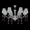 Миниатюра фото подвесная люстра freya adelaide fr2306-pl-08-w | 220svet.ru