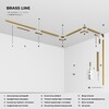 Миниатюра фото трековый магнитный светильник 10w 4000k elektrostandard line magnetic 85528/01 латунь | 220svet.ru