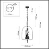 Миниатюра фото подвесная люстра odeon light bell 4892/4 | 220svet.ru