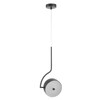 Миниатюра фото подвесной светодиодный светильник crystal lux correcto sp9w led black | 220svet.ru