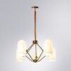 Миниатюра фото подвесная люстра arte lamp cassel a5454lm-5pb | 220svet.ru