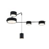 Миниатюра фото потолочный светодиодный светильник indigo modulo 14028/5с black v000161l | 220svet.ru