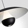 Миниатюра фото подвесной светодиодный светильник с механизмом регулировки высоты novotech iman 359336 черный | 220svet.ru