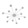 Миниатюра фото потолочная люстра lumion torina 8343/12c белый | 220svet.ru
