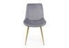 Миниатюра фото стул на металлокаркасе woodville седа темно-серый (zd 995) / золотой np 632384 | 220svet.ru