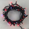 Миниатюра фото гирлянда нить 10м красная с мерцанием белого диода 220в, 75 led, провод черный каучук, ip65 ltc ll75blw-1-2r | 220svet.ru