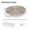 Миниатюра фото комплект светодиодной влагозащищенной ленты ogm 6w/m 120led/m 2835smd холодный белый 5m sl-67 | 220svet.ru