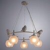 Миниатюра фото подвесная люстра arte lamp gemelli a2150sp-5wg | 220svet.ru
