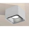 Миниатюра фото комплект накладного светильника ambrella light techno spot xs7832003 swh/ssl белый песок/серебро песок (c7832, n7703) | 220svet.ru