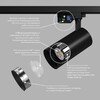 Миниатюра фото трековый однофазный светильник denkirs dk6454-bk | 220svet.ru
