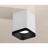 Миниатюра фото комплект накладного светильника ambrella light techno spot xs7812002 swh/sbk белый песок/черный песок (c7812, n7702) | 220svet.ru