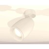 Миниатюра фото комплект накладного светильника ambrella light techno spot xm1122006 swh/fr белый песок/белый матовый (a2202, c1122, n7165) | 220svet.ru