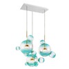 Миниатюра фото подвесной светильник loft it bolle 2027-s3 blue | 220svet.ru