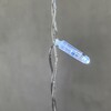 Миниатюра фото гирлянда бахрома с колпачком 3,1 x 0,5 м белая с мерцанием белого диода 220в, 120 led, провод прозрачный пвх, ip65 ltc pil120blwcap-10-2w | 220svet.ru