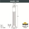 Миниатюра фото садовый светильник-столбик fumagalli sauro 1100 d15.555.000.lxf1r.fra | 220svet.ru