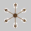 Миниатюра фото подвесная люстра eurosvet 60146/6 латунь | 220svet.ru