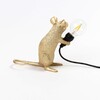 Миниатюра фото настольная лампа mouse lamp sitting gold usb seletti 15231 | 220svet.ru