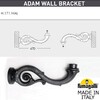 Миниатюра фото консоль для паркового фонаря fumagalli adam wall  000.171.000.a0 | 220svet.ru