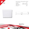 Миниатюра фото светодиодная панель reluce 70607-9.5-001ol led12w wh 4000k | 220svet.ru