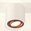 Миниатюра фото комплект накладного светильника ambrella light techno spot xs7531005 swh/ppg белый песок/золото розовое полированное (c7531, n7005) | 220svet.ru