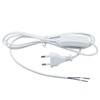 Миниатюра фото шнур сетевой с вилкой и выключателем uniel ucx-c10/02a-170 white ul-00004428 | 220svet.ru