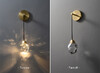 Миниатюра фото бра светодиодная 9701w brass/clear delight collection | 220svet.ru