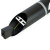 Миниатюра фото светильник садово-парковый feron dh1121, 15w, на стену вверх, gu10 230v, черный 51234 | 220svet.ru