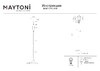 Миниатюра фото торшер maytoni memory mod177fl-01b | 220svet.ru